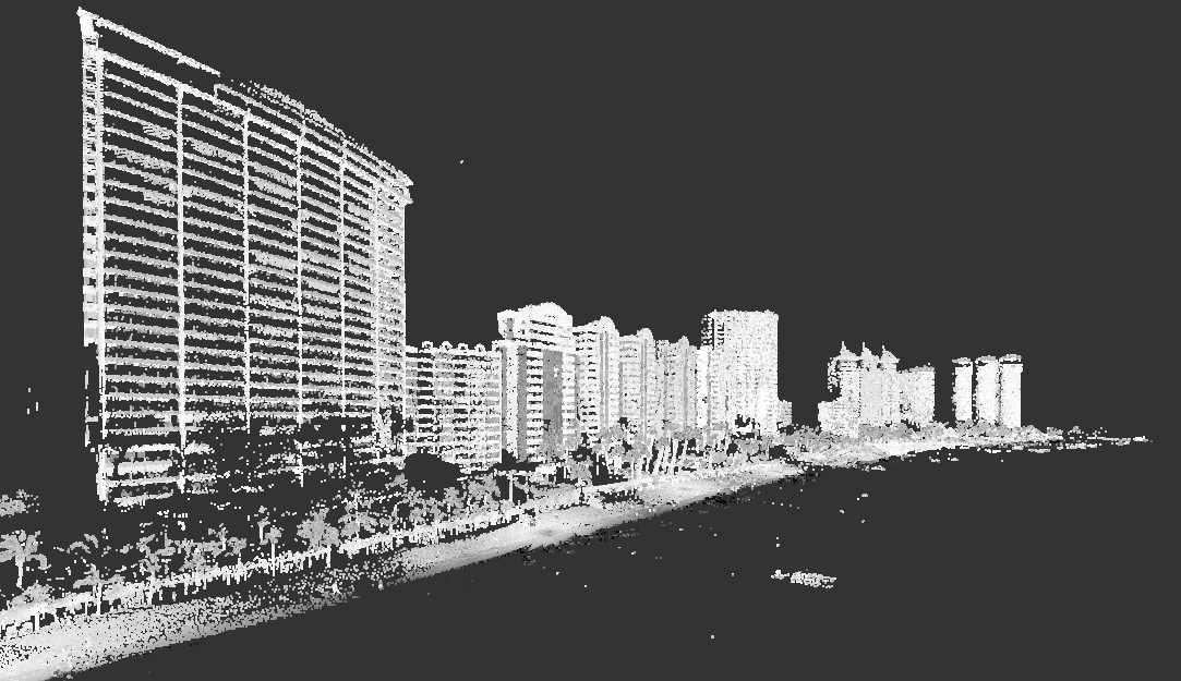 Escaneo láser 3D de edificio en Acapulco