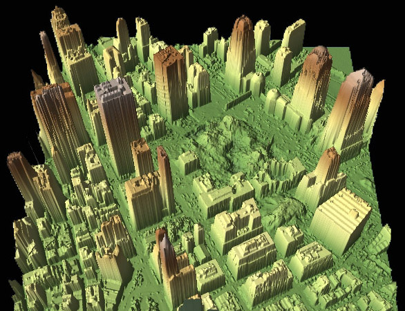 Modelo Digital de Elevación generado con Lidar