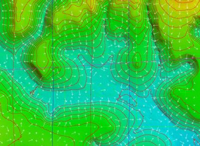 Mapa de subsidencia generado con InSAR