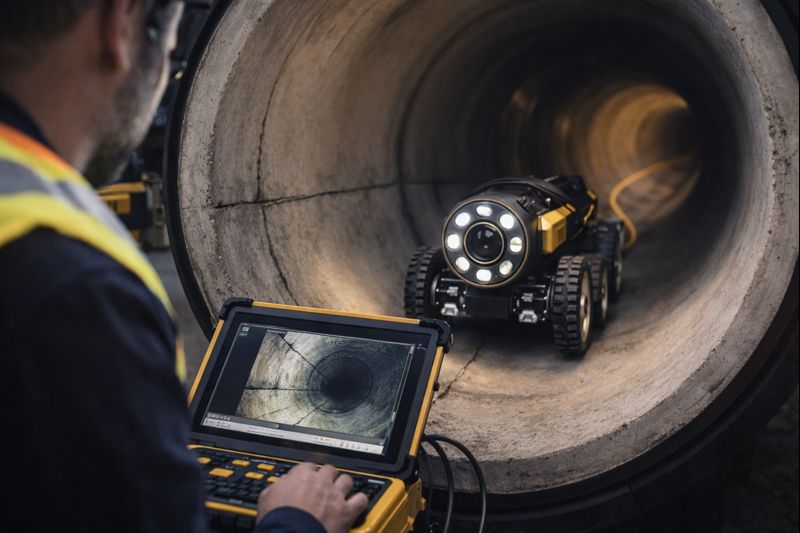 Videoinspección de Tuberías - Cámaras CCTV y robots para diagnóstico